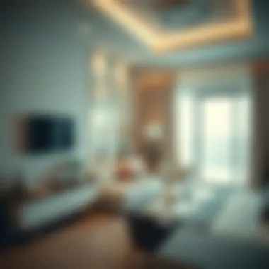 Interior Design of Ajman One Towers Interior design details of a residential unit in Ajman One Towers
