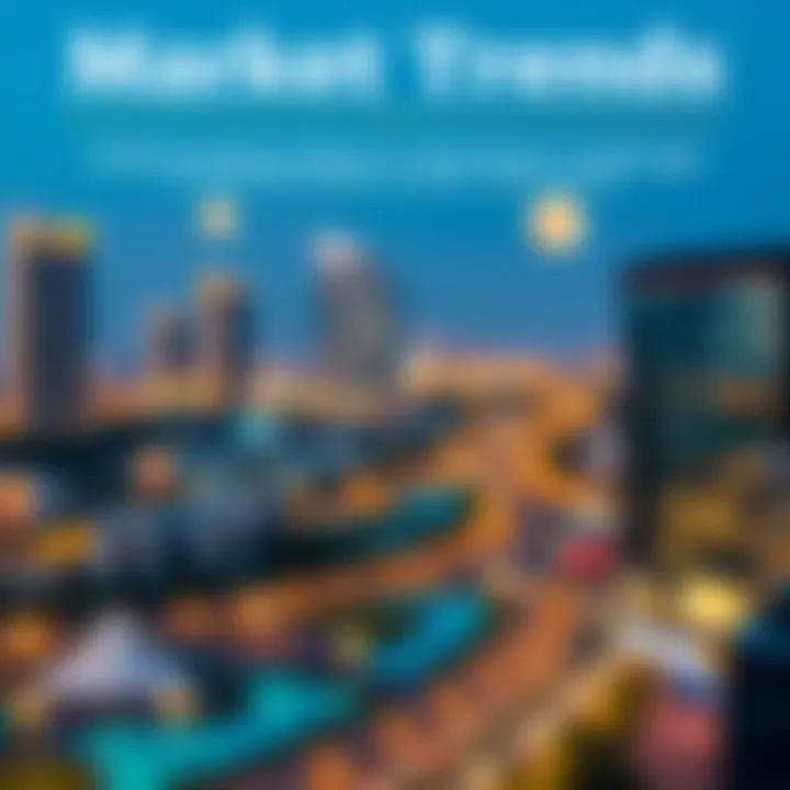 An engaging infographic illustrating market trends in Dubai