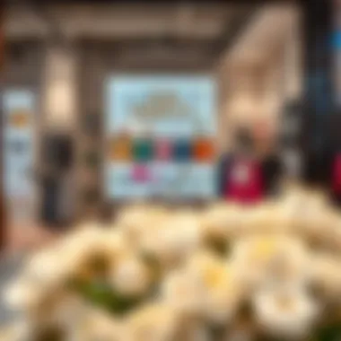 Inside view of a trendy boutique with unique merchandise