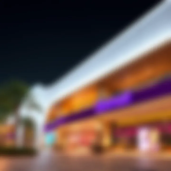 Exterior Architecture of Al Zahia Mall Stunning exterior view of Al Zahia Mall showcasing its modern architecture