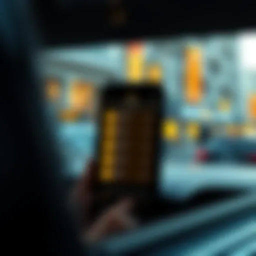 User-Friendly Taxi App Interface A taxi app interface showcasing booking options