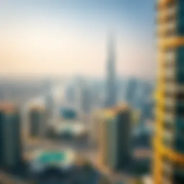 Aerial view of a thriving Dubai skyline