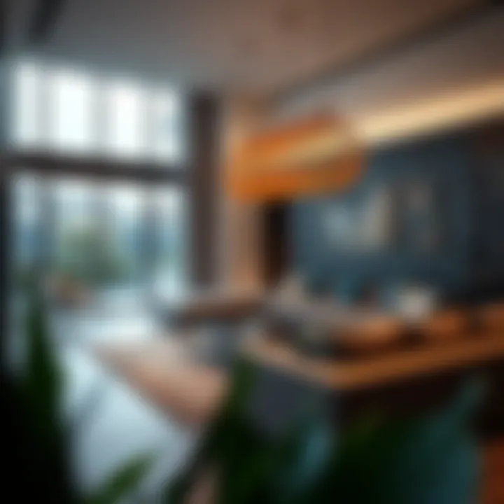 Innovative design concept of modern living spaces