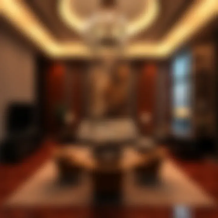 Interior Design Mockup of Burj Binghatti Interior design mockup of Burj Binghatti's luxury spaces