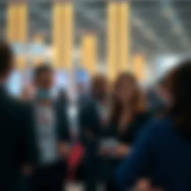 Business Professionals Networking at Dubai Expo Business professionals networking at Dubai Expo