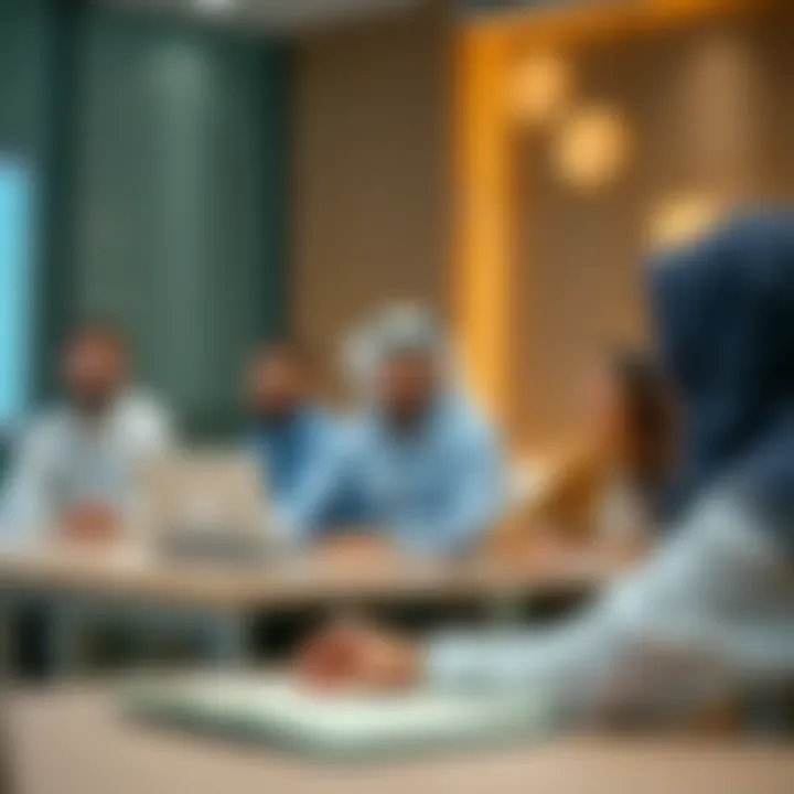 Training session on skills for the future job market