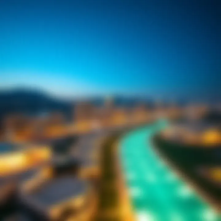 Modern Architecture in مدينة بدر A panoramic view of مدينة بدر showcasing its modern architecture