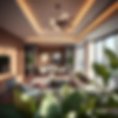 Luxurious living space within Como Residences highlighting contemporary design