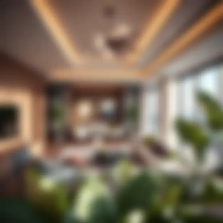 Luxurious living space within Como Residences highlighting contemporary design