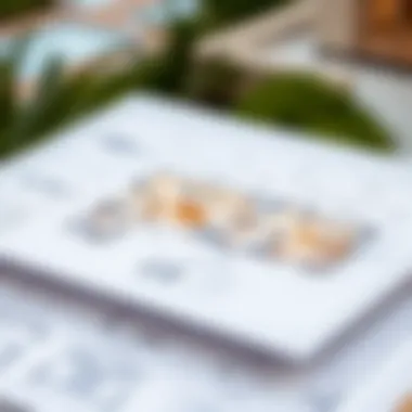 Architectural blueprint of a villa plan highlighting space utilization