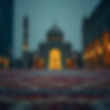 Understanding Prayer Times During Ramadan Artistic depiction of prayer times and fasting hours