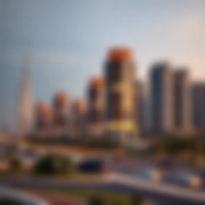 Dubai Real Estate Developments Dubai skyline with real estate developments
