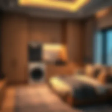 Utility bills with modern appliances in a Dubai apartment