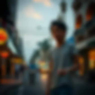 Community Life in Darussalam Dubai Street scene in Darussalam Dubai highlighting vibrant community life