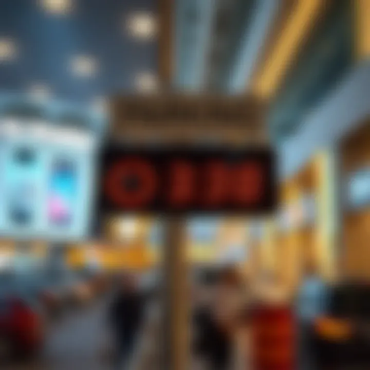 Signage indicating time limits at Dubai Mall parking