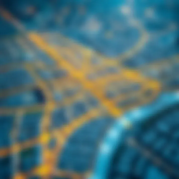 Understanding Dubai's Urban Planning and Infrastructure Urban planning diagram of Dubai illustrating infrastructure