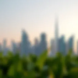 Luxurious skyline of Dubai showcasing modern architecture