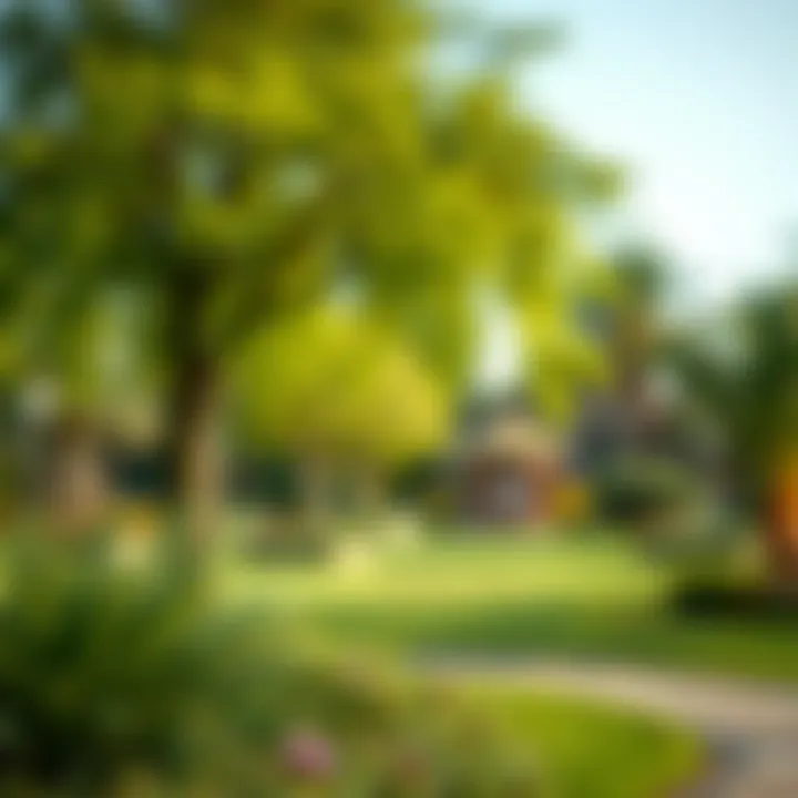 Serene Landscapes of Al Montazah Park Lush greenery in Al Montazah Park showcasing scenic beauty