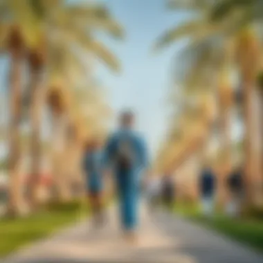 Vibrant Experiences at Al Montazah Park Vibrant atmosphere with visitors exploring Al Montazah Park