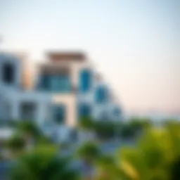 A panoramic view of Al Rostamani showcasing modern architecture