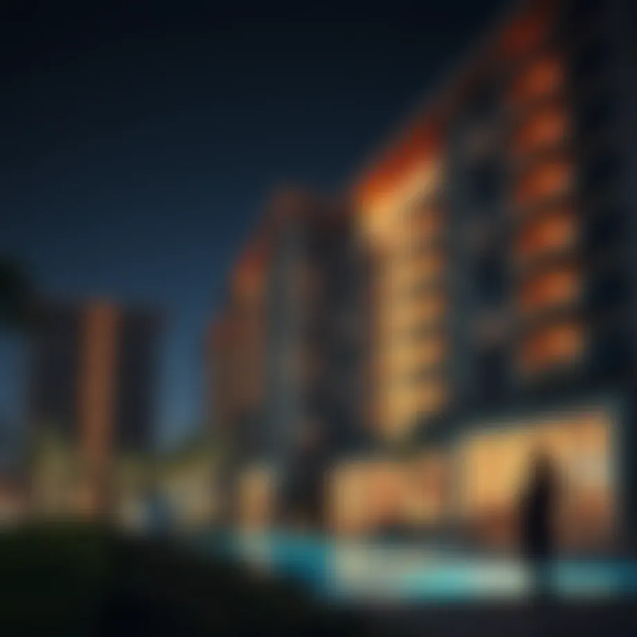 Modern architectural design of Al Wasl Apartments