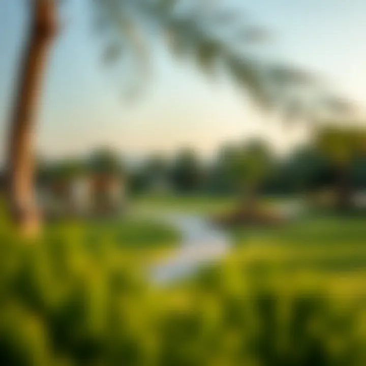 Lush green parks and recreational areas in Arabian Ranches