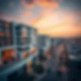 Aerial View of Modern Architecture at Arada Aljada Aerial view of Arada Aljada showcasing its modern architecture