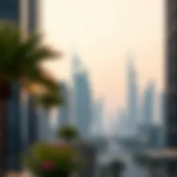 Skyline view of Dubai showcasing innovative architecture.