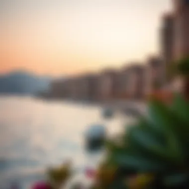 Panoramic view of Azizi Riviera waterfront