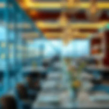 Trendy dining options in Azure Marina