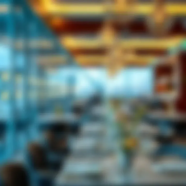 Trendy dining options in Azure Marina