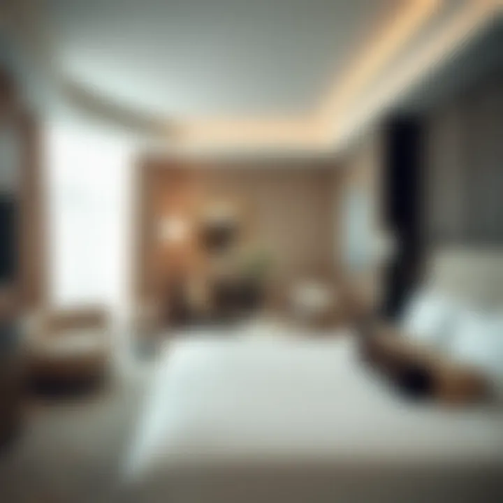 Spacious guest room with modern amenities at Barcelo Hotel Dubai