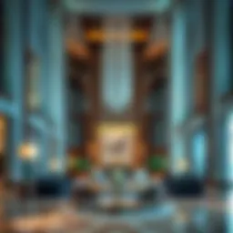 Luxurious lobby area of Barcelo Hotel Dubai showcasing contemporary design