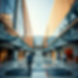 Architectural view of Bay Avenue Mall showcasing modern design