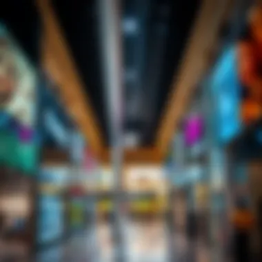 Diverse retail shops within Bay Avenue Mall