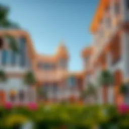 Stunning architectural design of Belgravia, Dubai