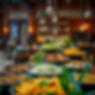 An intricate display of traditional Emirati dishes beautifully presented