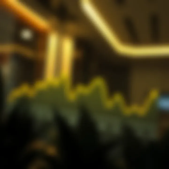 Graph illustrating historical exchange rate trends