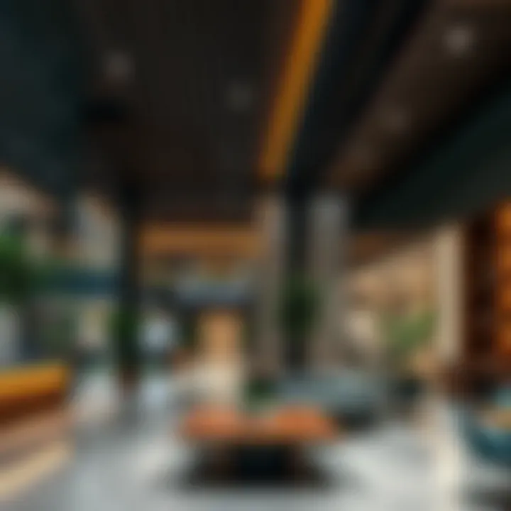 Commercial Spaces in DIFC Village Commercial spaces in DIFC Village with modern design