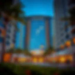 Stunning exterior view of دو الجيمي مول showcasing its modern architecture