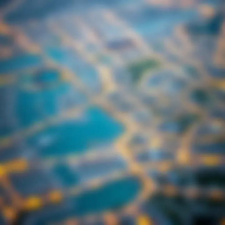 Key Districts in Dubai Detailed map of Dubai highlighting key districts