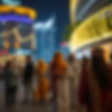 Cultural Engagement in Dubai Marina Cultural performance showcasing local traditions