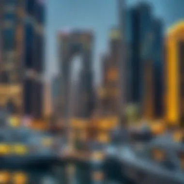 Insightful market trends displayed through graphs, reflecting investment potential in Dubai Marina.