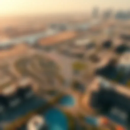 Aerial view showcasing the expansive landscape of Emaar South