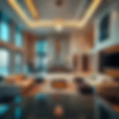 Luxurious Interior Design in Dubai Luxurious interior of a modern Dubai residence