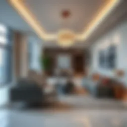 Modern apartment living room in Oud Metha