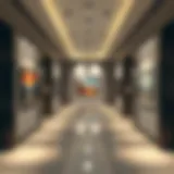 A vibrant art gallery showcasing contemporary artworks in Jebel Ali