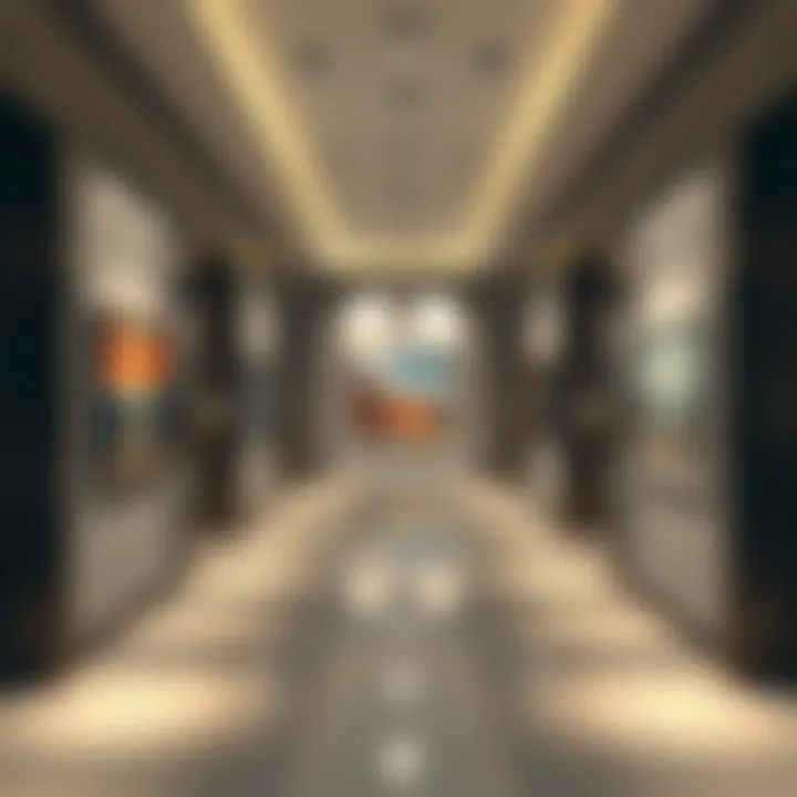 Contemporary Art Gallery in Jebel Ali A vibrant art gallery showcasing contemporary artworks in Jebel Ali