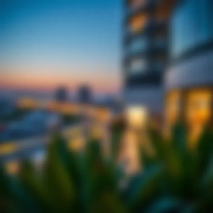 Panoramic View of Jebel Ali's Art Scene A panoramic view of Jebel Ali's bustling art scene with galleries and visitors