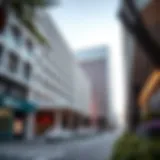 Modern Architecture of Ibis Hotel Exterior view of Ibis Hotel showcasing modern architecture